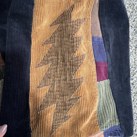 Grateful Dead Patchwork Shorts/repurposed unisex but with women’s original pants - Picture 3 of 6